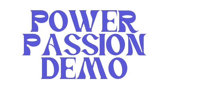 Power Passion Demo Font Download