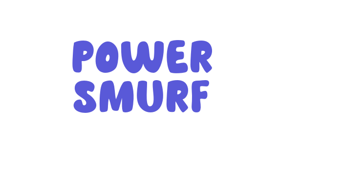 Power Smurf Font Download