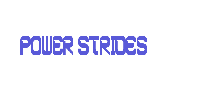 Power Strides Font