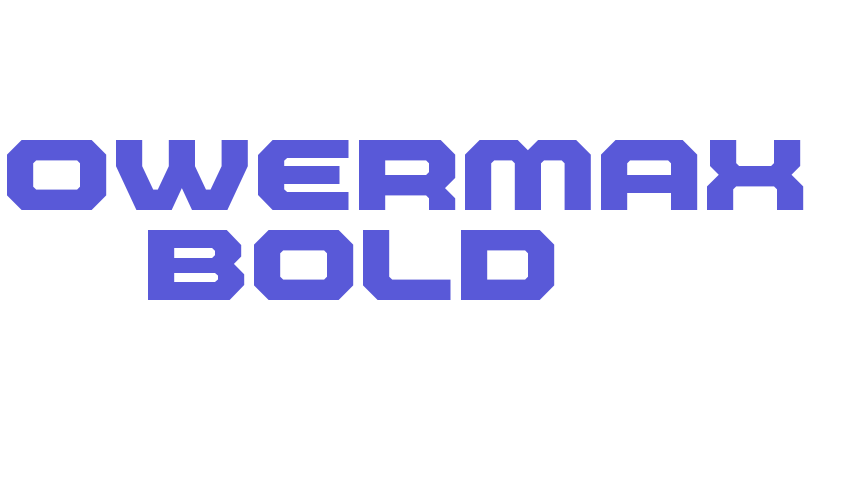 Powermax Bold Font Download