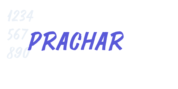 Prachar font free