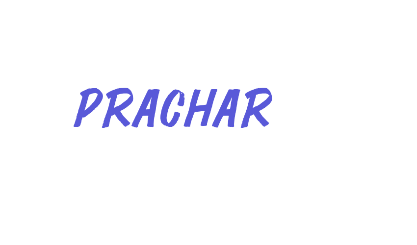 Prachar Font