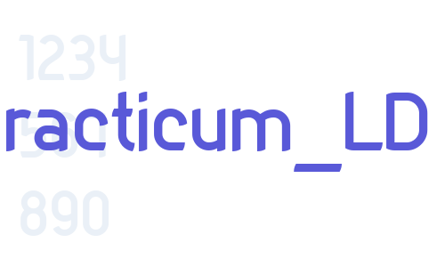 Practicum_LD Font Download