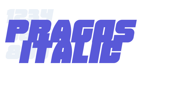 Pragos Italic font free