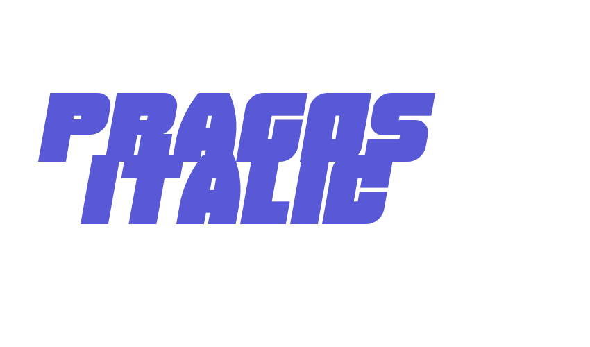 Pragos Italic Font Download