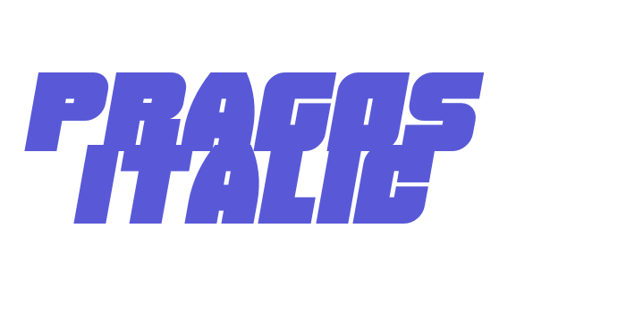 Pragos Italic Font Download