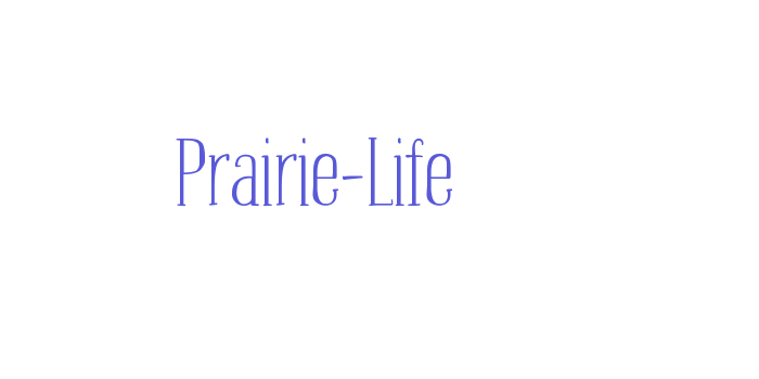 Prairie-Life Font Download