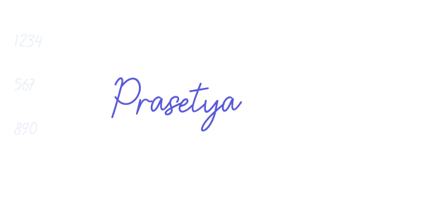 Prasetya font free