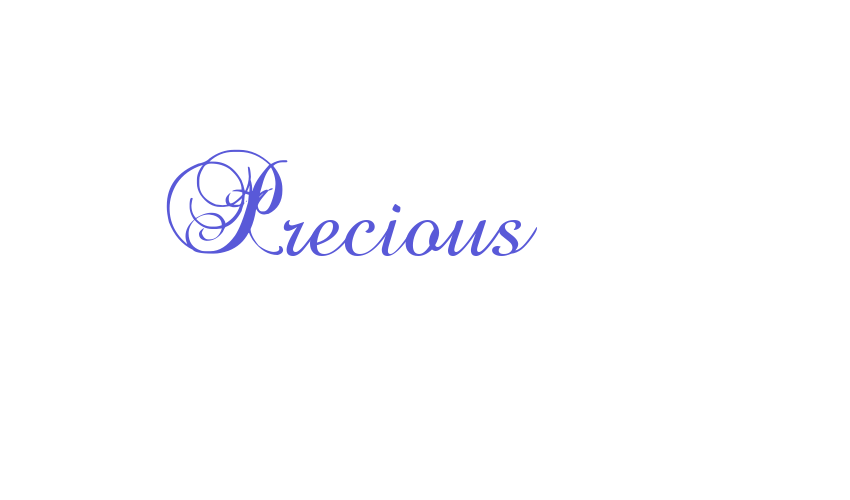 Precious Font