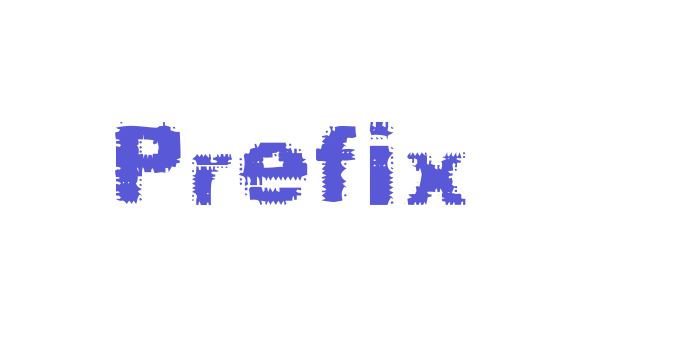 Prefix Font Download