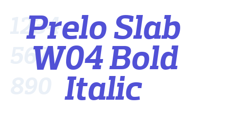 Prelo Slab W04 Bold Italic-font-download