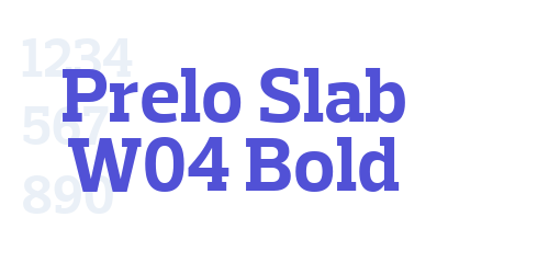 Prelo Slab W04 Bold-font-download