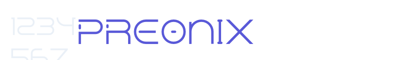 Preonix font