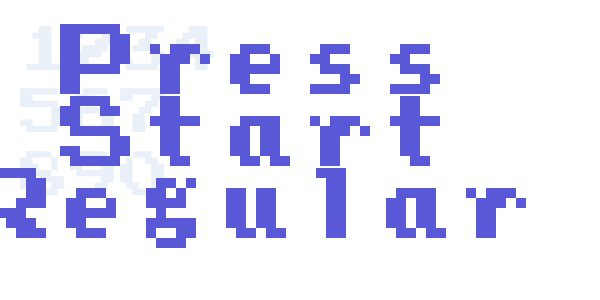 Press Start Regular font free