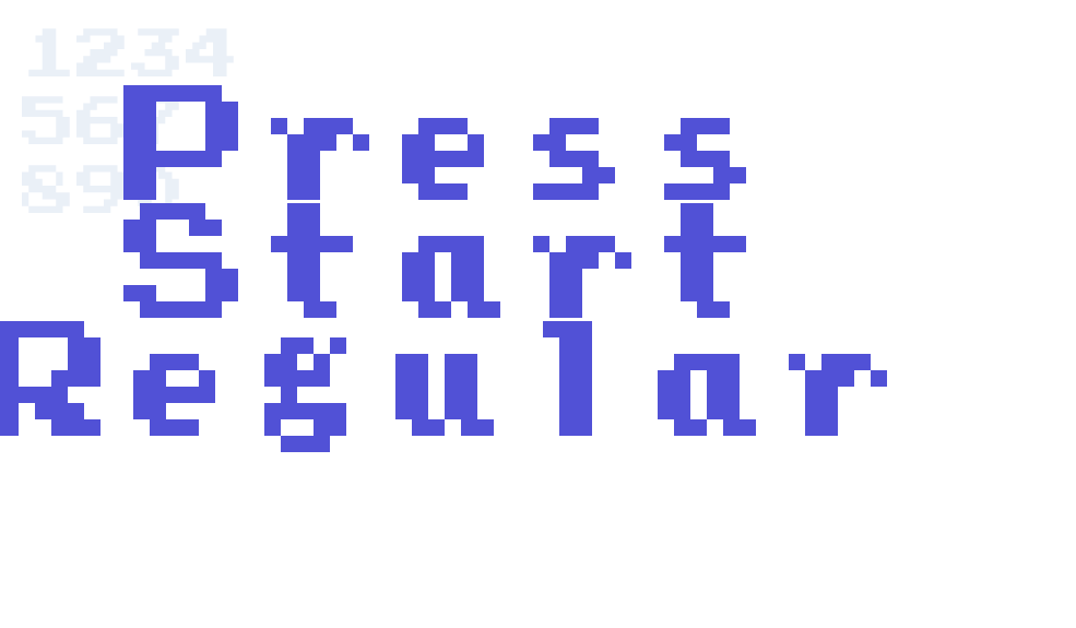 Press Start Regular-font-download