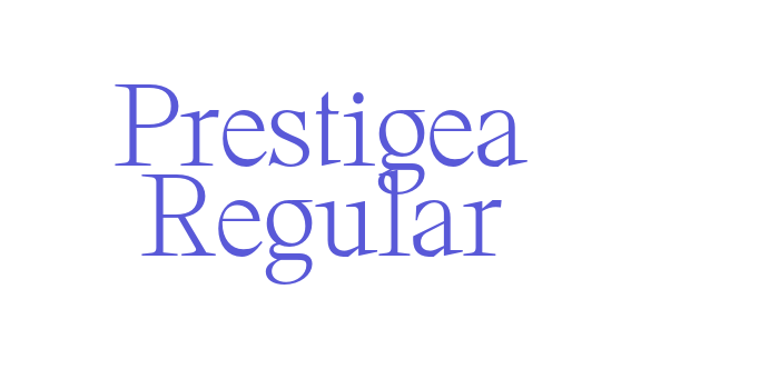 Download Prestigea Regular Font