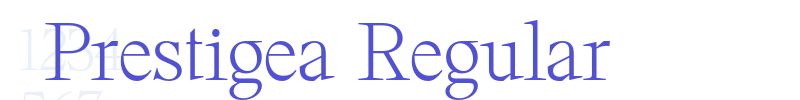 Prestigea Regular-font