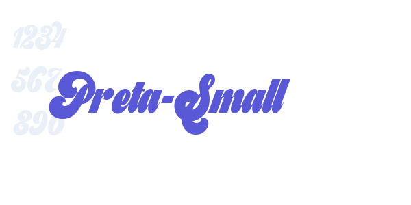 Preta-Small font