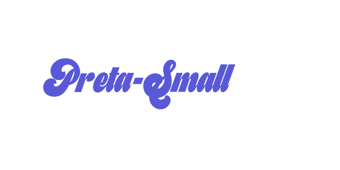 Preta-Small Font Download