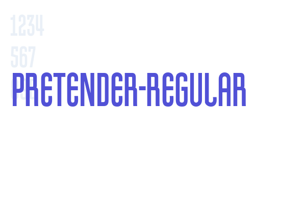 Pretender-Regular Font Download