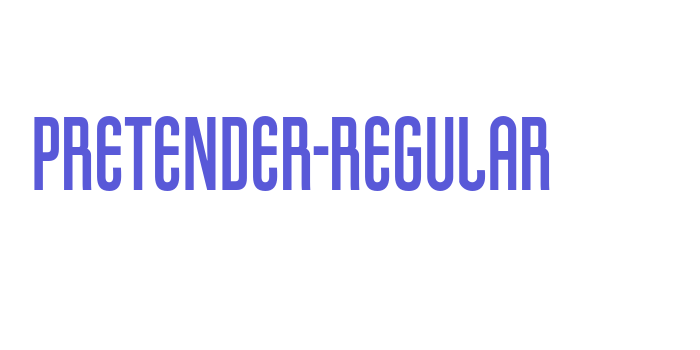 Pretender-Regular Font Download