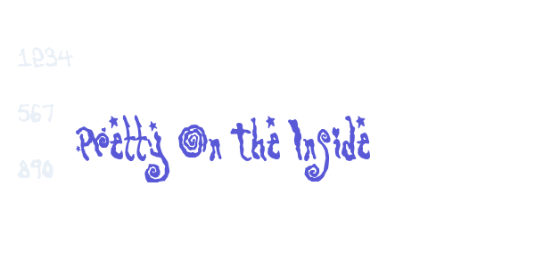 Pretty On The Inside font