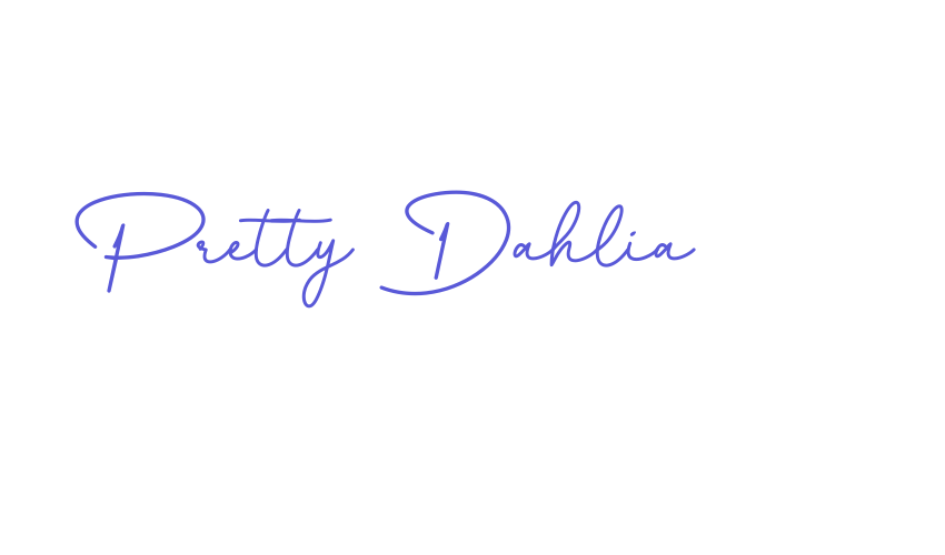 Pretty Dahlia Font Download