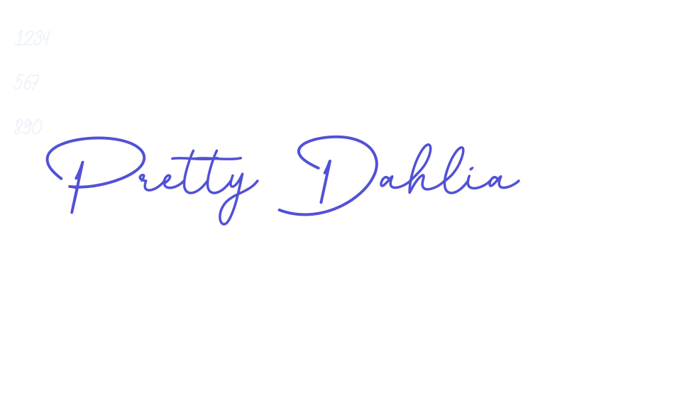 Pretty Dahlia-font-download