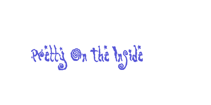 Pretty On The Inside Font Download