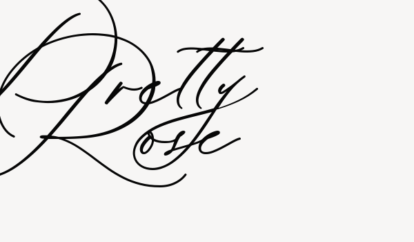 Pretty Rose Font