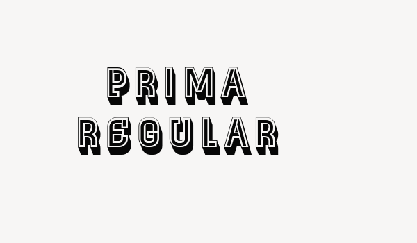 Prima Regular Font