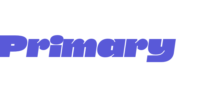 Primary Font Download