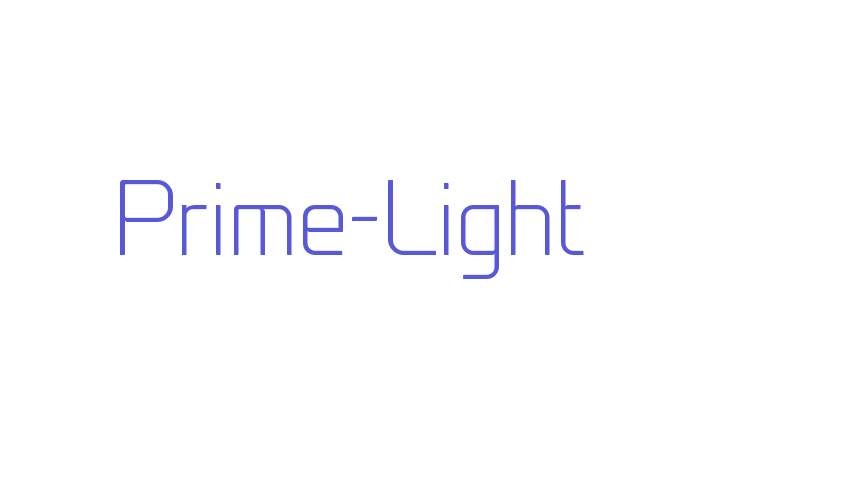 Prime-Light Font