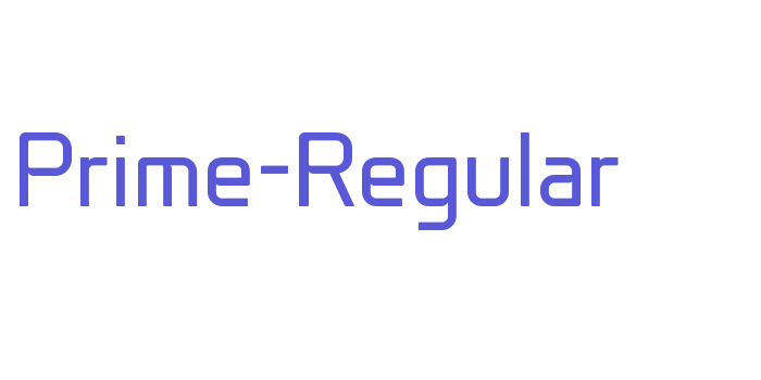 Prime-Regular Font Download