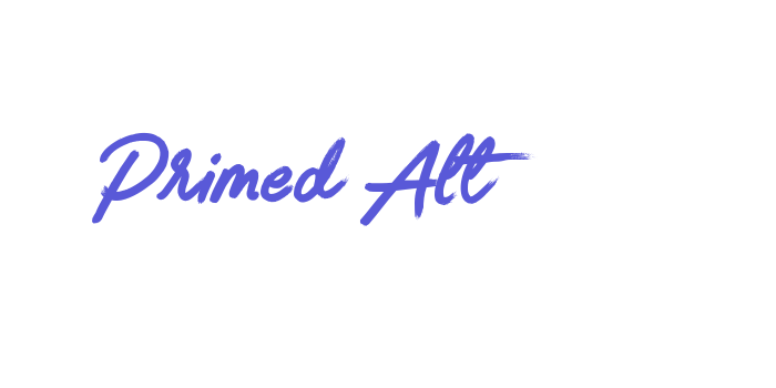 Primed Alt Font Download