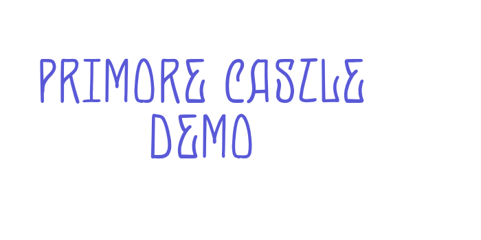 Primore Castle Demo Font Download