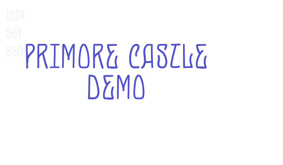 Primore Castle Demo-font-download