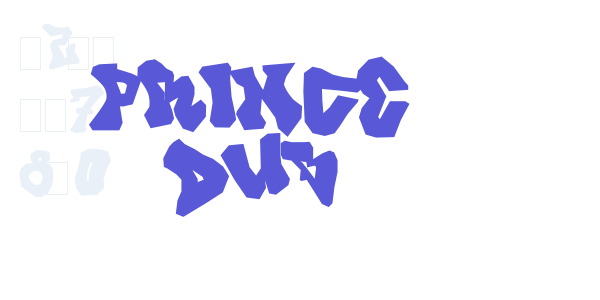 Prince Dub font free