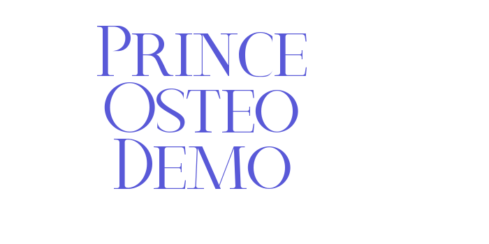 Prince Osteo Demo Font Download