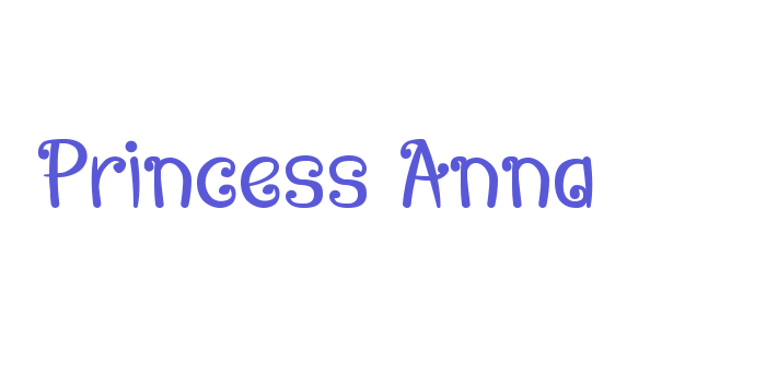 Princess Anna Font Download