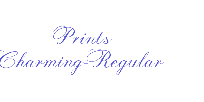 Prints Charming-Regular Font Download