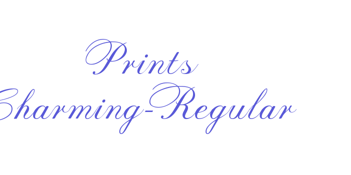 Prints Charming-Regular Font