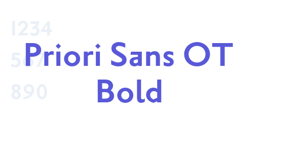 Priori Sans OT Bold font free