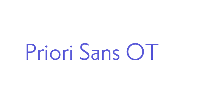 Priori Sans OT Font Download