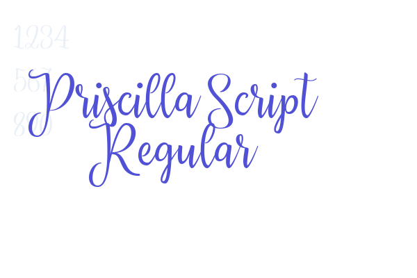 Priscilla Script Regular