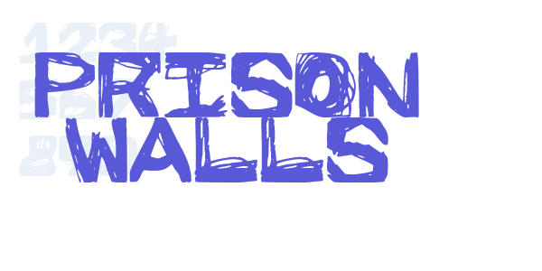 Prison Walls font free