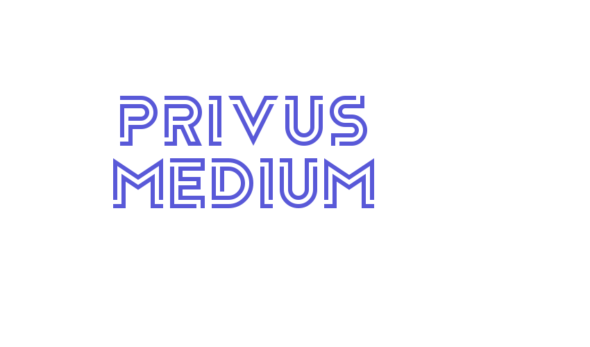 Privus Medium Font Download