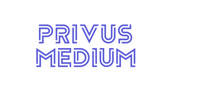 Privus Medium Font Download