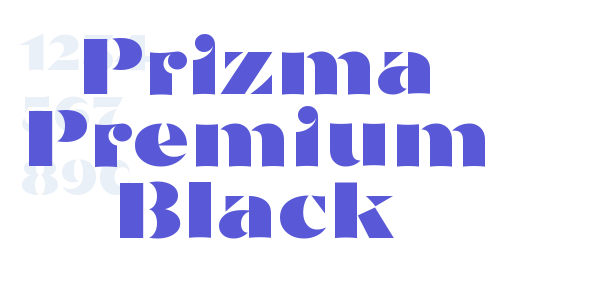 Prizma Premium Black font free