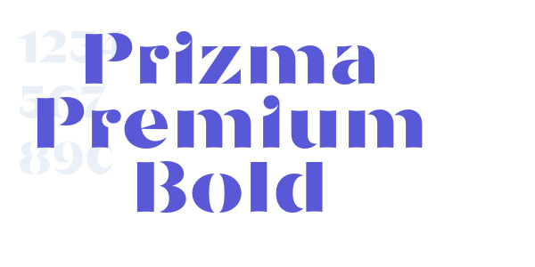 Prizma Premium Bold font free